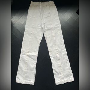 Beautiful size 12 les coyotes white flared jeans